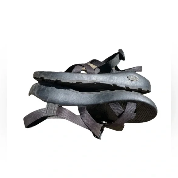 Chaco Mens Size 11 Black Strappy Textile Sport Sandal Flat Comfort
Shoes Hiking - Picture 4 of 16